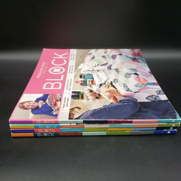 Missouri Star Quilt Co Block Magazine Volume 3 Issues 1–3 & 6 Quilting Lot of 4 - Picture 2 of 4